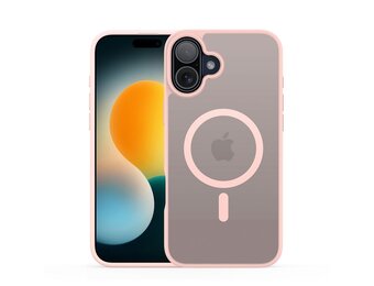 Dux Ducis Yind iPhone 17 hoesje - slanke backcover met MagSafe ondersteuning - Lichtroze