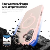 iPhone 17 hoesje - slanke backcover met MagSafe ondersteuning - Lichtroze