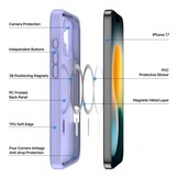 iPhone 17 hoesje - slanke backcover met MagSafe ondersteuning - Lila