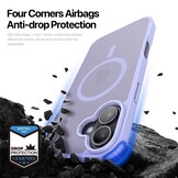 iPhone 17 hoesje - slanke backcover met MagSafe ondersteuning - Lila