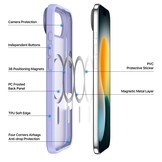 iPhone 17 Air hoesje - slanke backcover met MagSafe ondersteuning - Lila