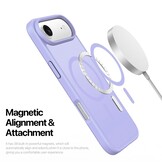 iPhone 17 Air hoesje - slanke backcover met MagSafe ondersteuning - Lila