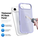 iPhone 17 Air hoesje - slanke backcover met MagSafe ondersteuning - Lila