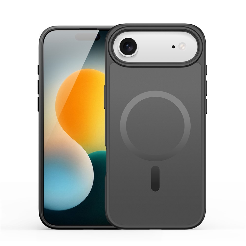 Dux Ducis Yind iPhone 17 Air hoesje - slanke backcover met MagSafe ondersteuning - Zwart