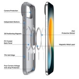 iPhone 17 Air hoesje - slanke backcover met MagSafe ondersteuning - Grijs