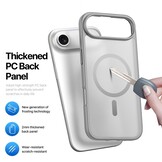 iPhone 17 Air hoesje - slanke backcover met MagSafe ondersteuning - Grijs