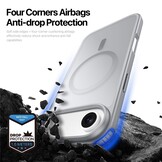 iPhone 17 Air hoesje - slanke backcover met MagSafe ondersteuning - Grijs