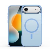 iPhone 17 Air hoesje - slanke backcover met MagSafe ondersteuning - Lichtblauw