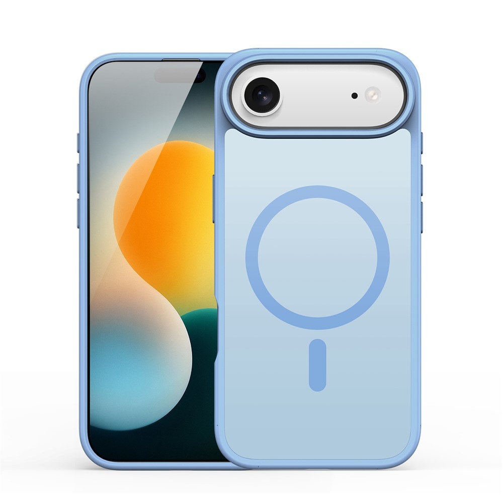 iPhone 17 Air hoesje - slanke backcover met MagSafe ondersteuning - Lichtblauw