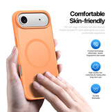 iPhone 17 Air hoesje - slanke backcover met MagSafe ondersteuning - Oranje
