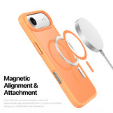 iPhone 17 Air hoesje - slanke backcover met MagSafe ondersteuning - Oranje
