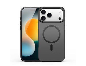 Dux Ducis Yind iPhone 17 Pro hoesje - slanke backcover met MagSafe ondersteuning - Zwart