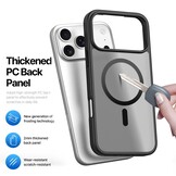 iPhone 17 Pro hoesje - slanke backcover met MagSafe ondersteuning - Zwart