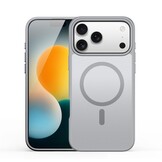 iPhone 17 Pro hoesje - slanke backcover met MagSafe ondersteuning - Grijs