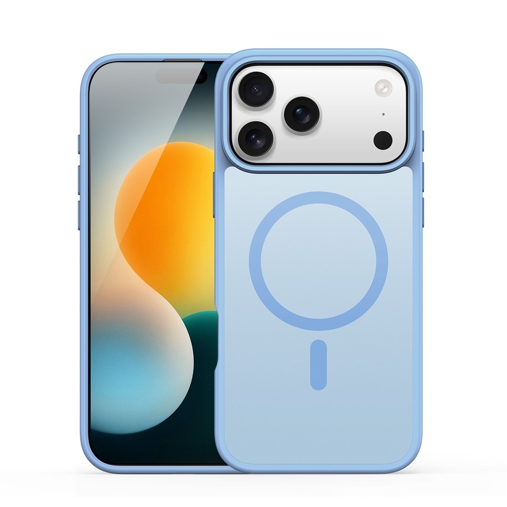 Dux Ducis Yind iPhone 17 Pro hoesje - slanke backcover met MagSafe ondersteuning - Lichtblauw