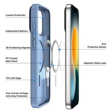 iPhone 17 Pro hoesje - slanke backcover met MagSafe ondersteuning - Lichtblauw