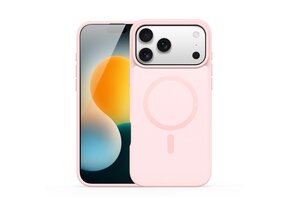Dux Ducis Yind iPhone 17 Pro hoesje - slanke backcover met MagSafe ondersteuning - Lichtroze