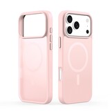 iPhone 17 Pro hoesje - slanke backcover met MagSafe ondersteuning - Lichtroze