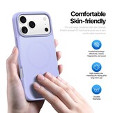 iPhone 17 Pro hoesje - slanke backcover met MagSafe ondersteuning - Lila