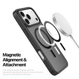 iPhone 17 Pro Max hoesje - slanke backcover met MagSafe ondersteuning - Zwart
