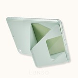 Stevige en slanke back cover hoesje voor iPad 11 inch (2025) A16 met standfunctie