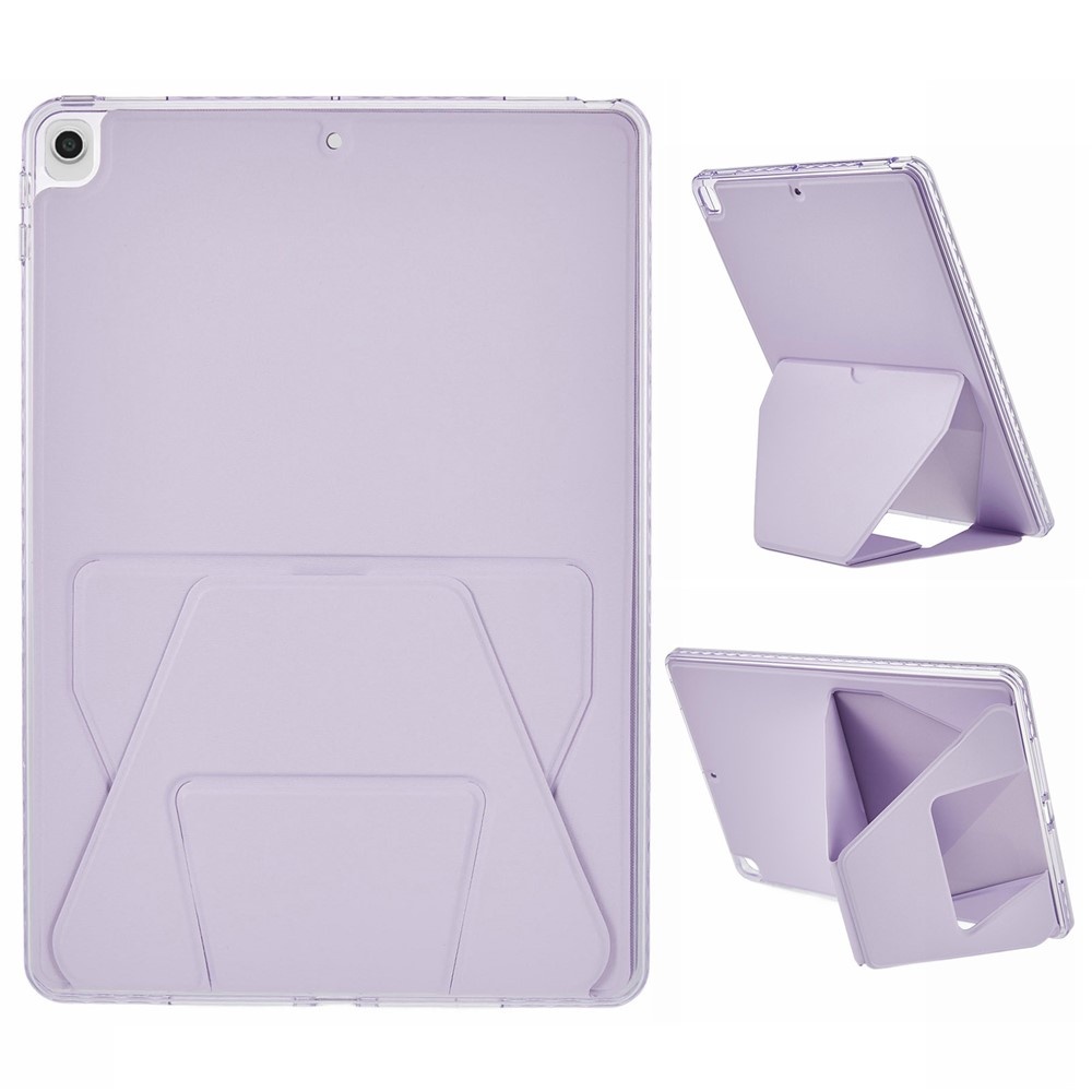 Stevige en slanke back cover hoesje Paars voor iPad 11 inch (2025) A16 met standfunctie