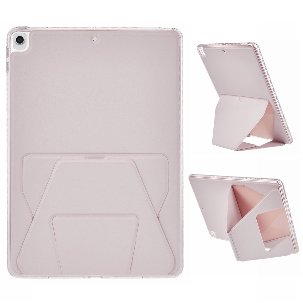 Stevige en slanke back cover hoesje Lichtroze voor iPad 11 inch (2025) A16 met standfunctie