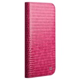 iPhone 17 Pro Max leren bookcase hoesje - Croco Roze