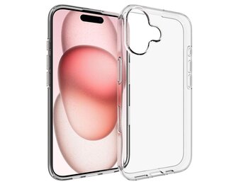 Lunso iPhone 17 - TPU Backcover hoes  - Transparant