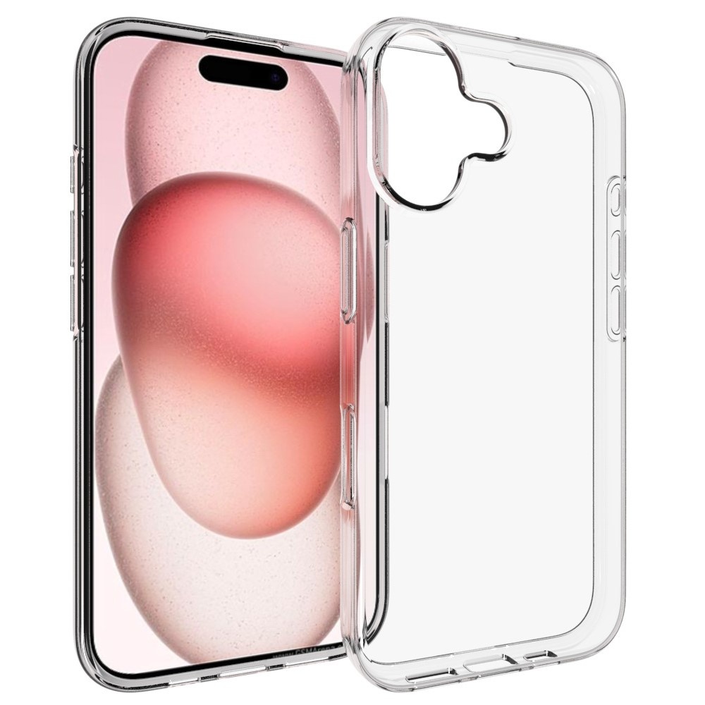 iPhone 17 TPU Backcover hoes - Transparant