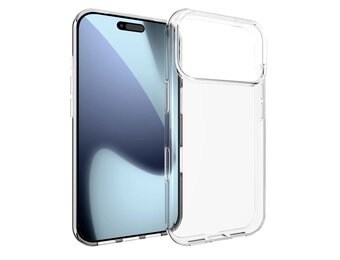 Lunso iPhone 17 Pro - TPU Backcover hoes  - Transparant