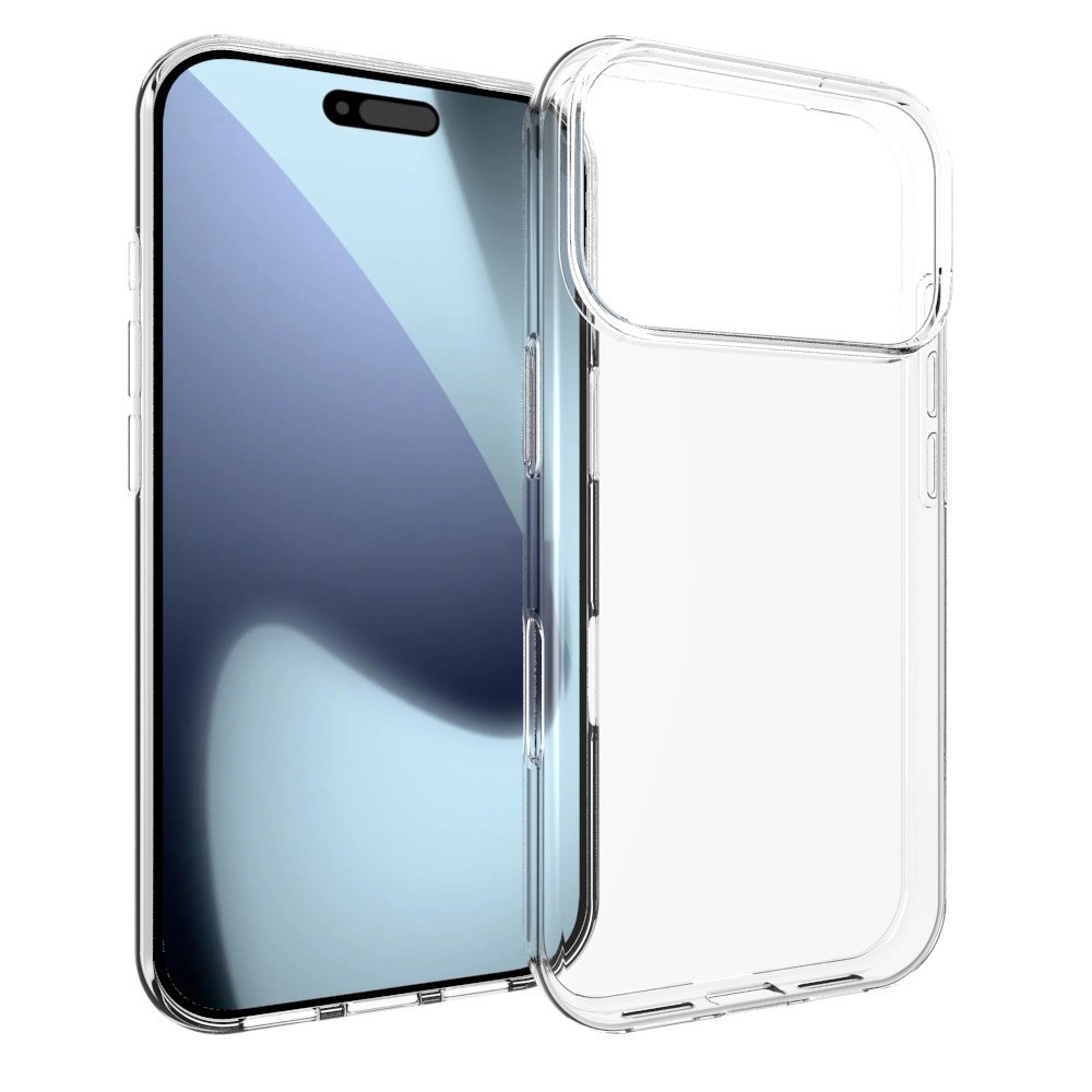 iPhone 18 Pro / iPhone 17 Pro TPU Backcover hoes - Transparant