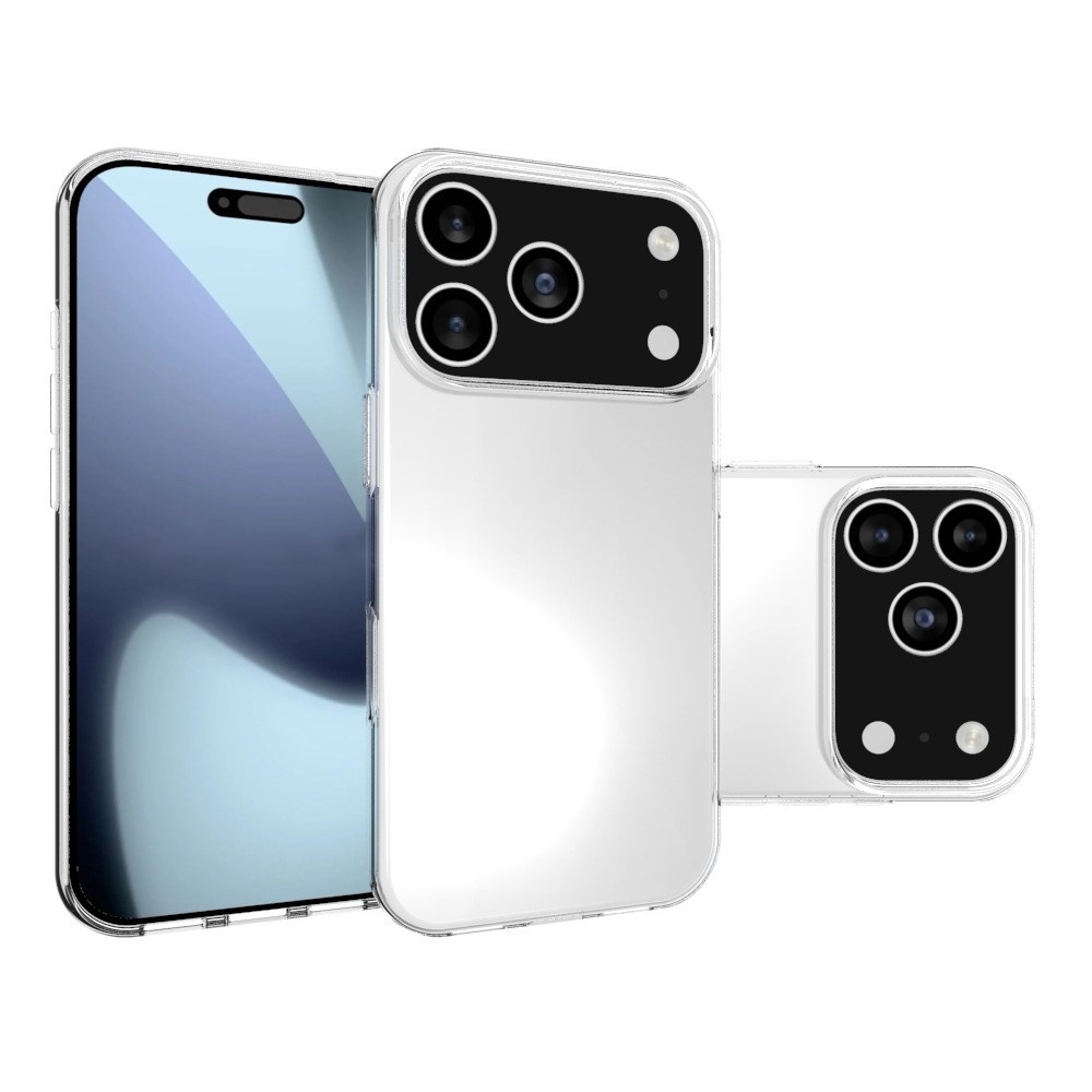 iPhone 18 Pro / iPhone 17 Pro TPU Backcover hoes - Transparant