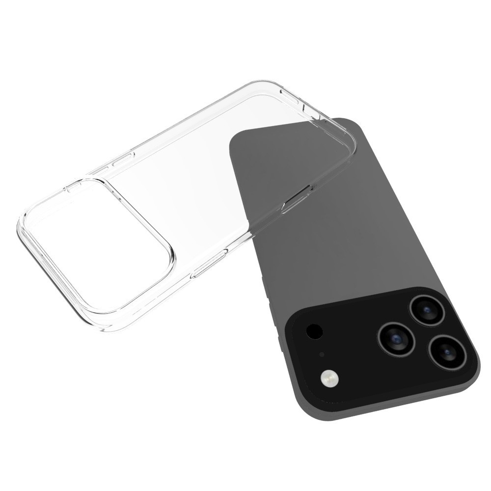 iPhone 18 Pro Max / iPhone 17 Pro Max TPU Backcover hoes - Transparant