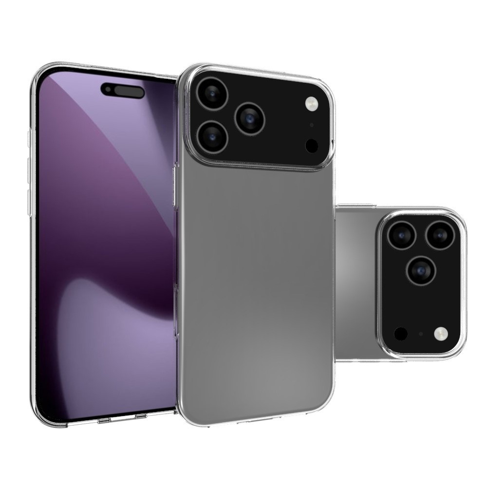iPhone 18 Pro Max / iPhone 17 Pro Max TPU Backcover hoes - Transparant