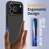 iPhone 17 Pro Max Hoesje Flexibel siliconen Backcover met MagSafe ondersteuning - Zwart