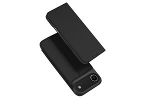 Dux Ducis iPhone 17 Air hoesje - Slim bookcase - Zwart