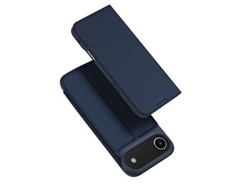 Dux Ducis iPhone 17 Air hoesje - Slim bookcase - Blauw