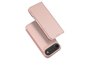 Dux Ducis iPhone 17 Air hoesje - Slim bookcase - Rose Goud
