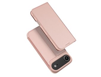 Dux Ducis iPhone 17 Air hoesje - Slim bookcase - Rose Goud