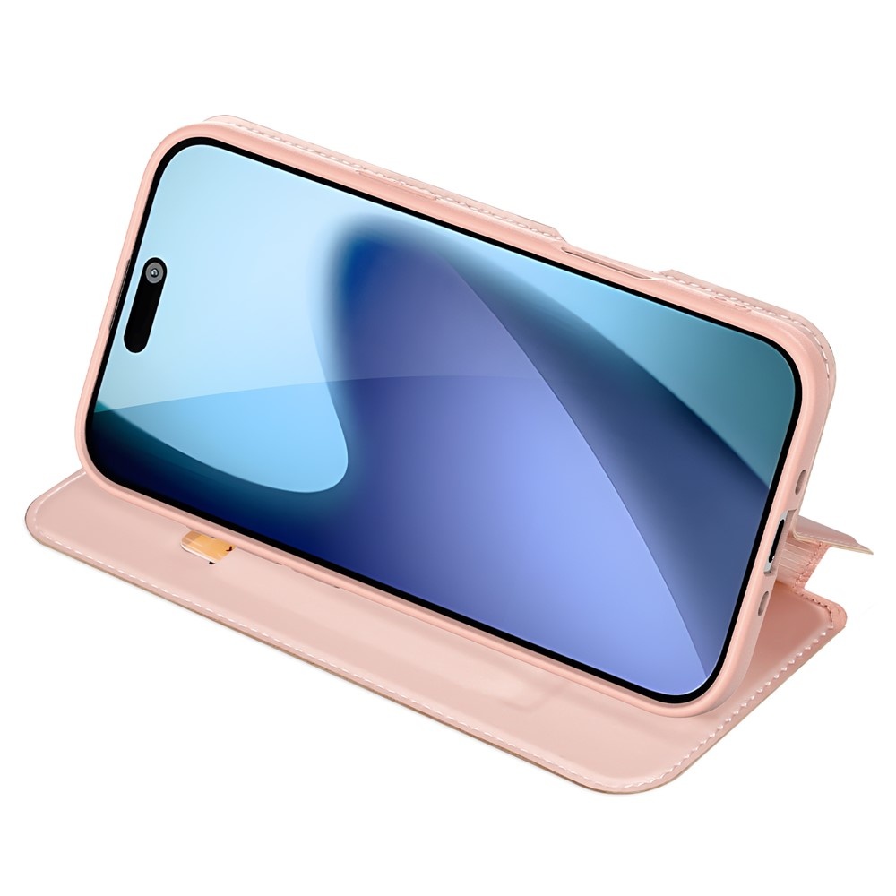 iPhone 17 Air hoesje Slim Bookcase - Rose Goud
