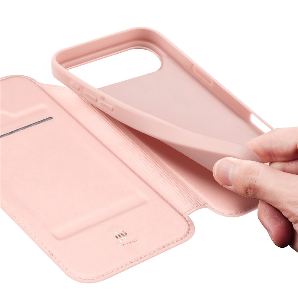 iPhone 17 Air hoesje Slim Bookcase - Rose Goud