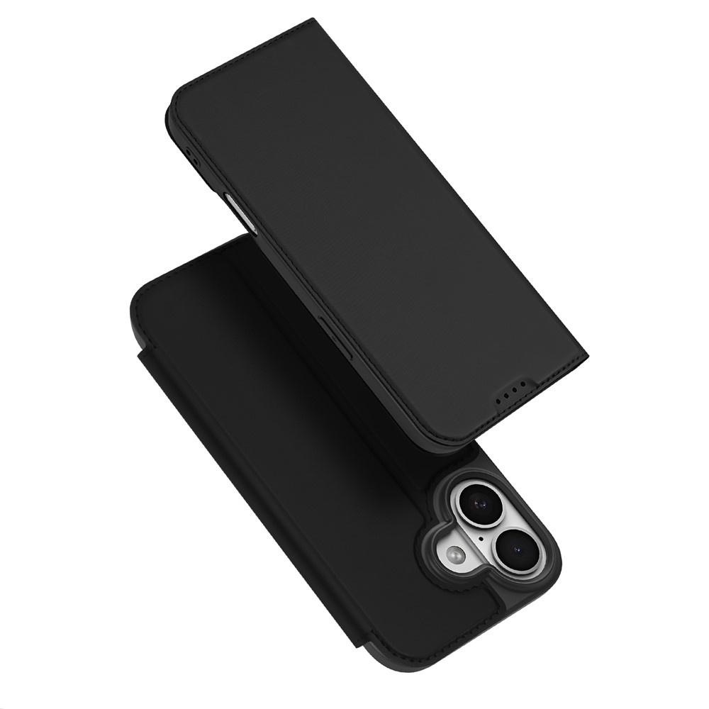 iPhone 17 hoesje Slim Bookcase - Zwart