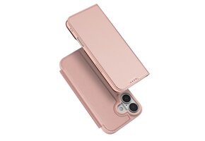 Dux Ducis iPhone 17 hoesje - Slim bookcase - Rose Goud