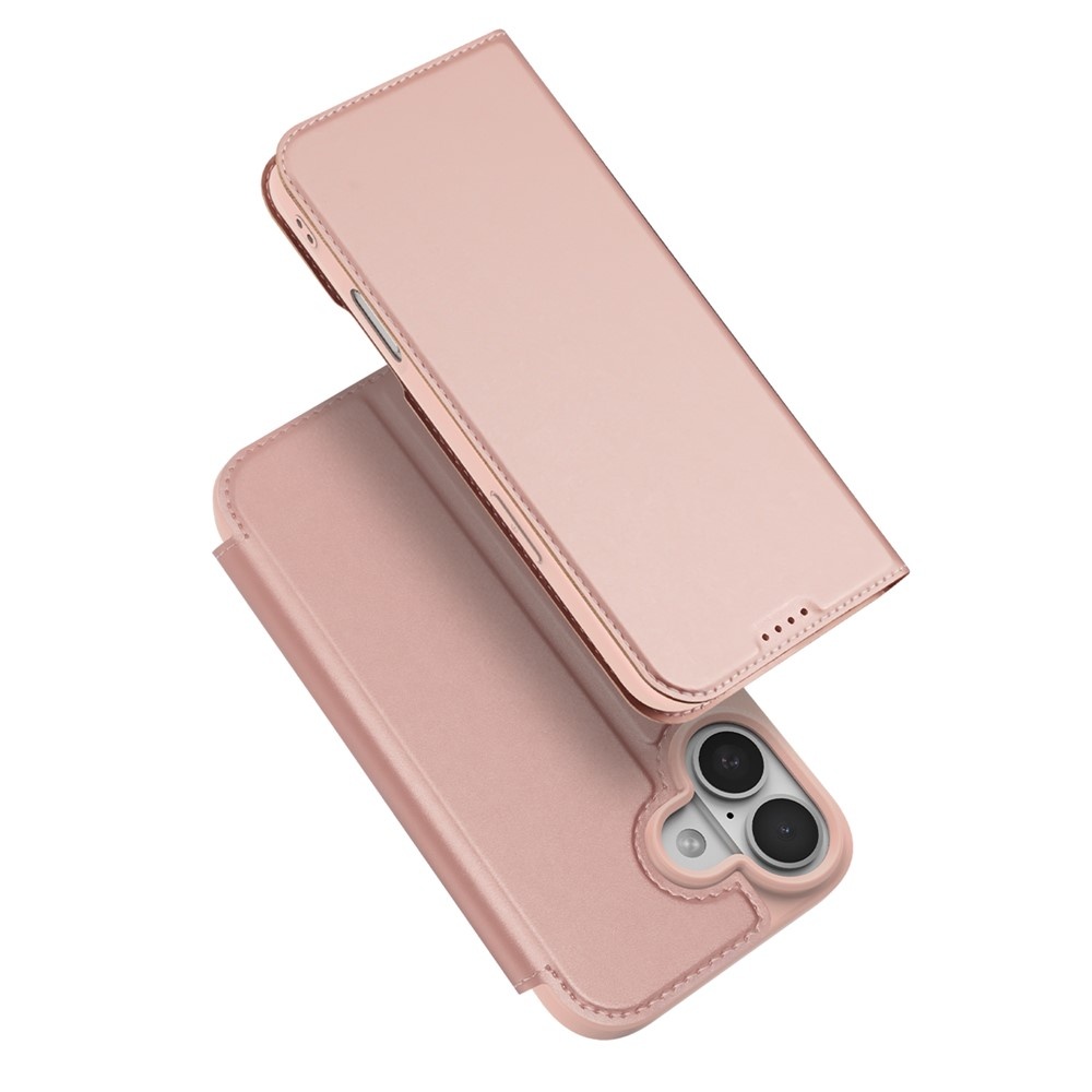 iPhone 17 hoesje Slim Bookcase - Rose Goud