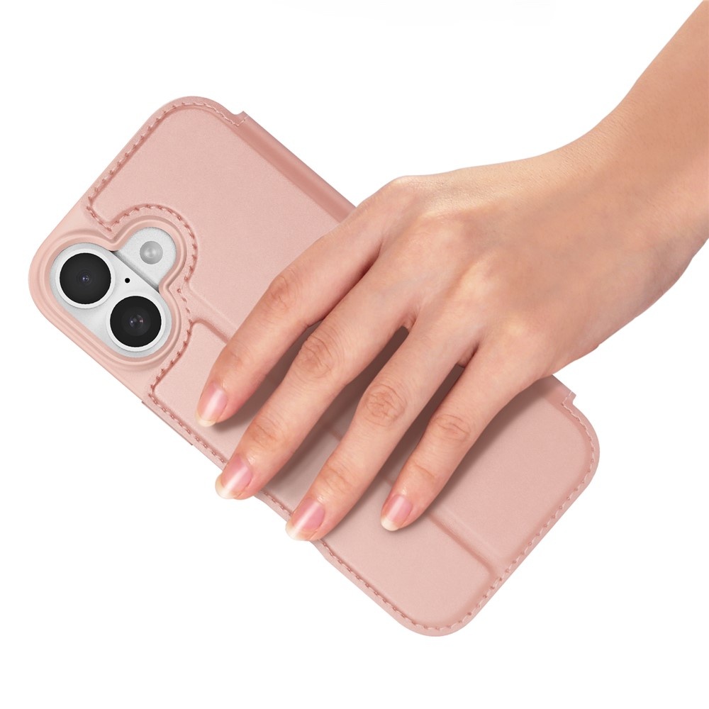 iPhone 17 hoesje Slim Bookcase - Rose Goud