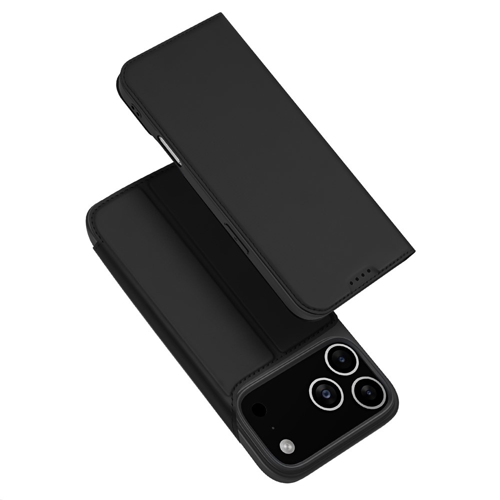 iPhone 17 Pro hoesje Slim Bookcase - Zwart