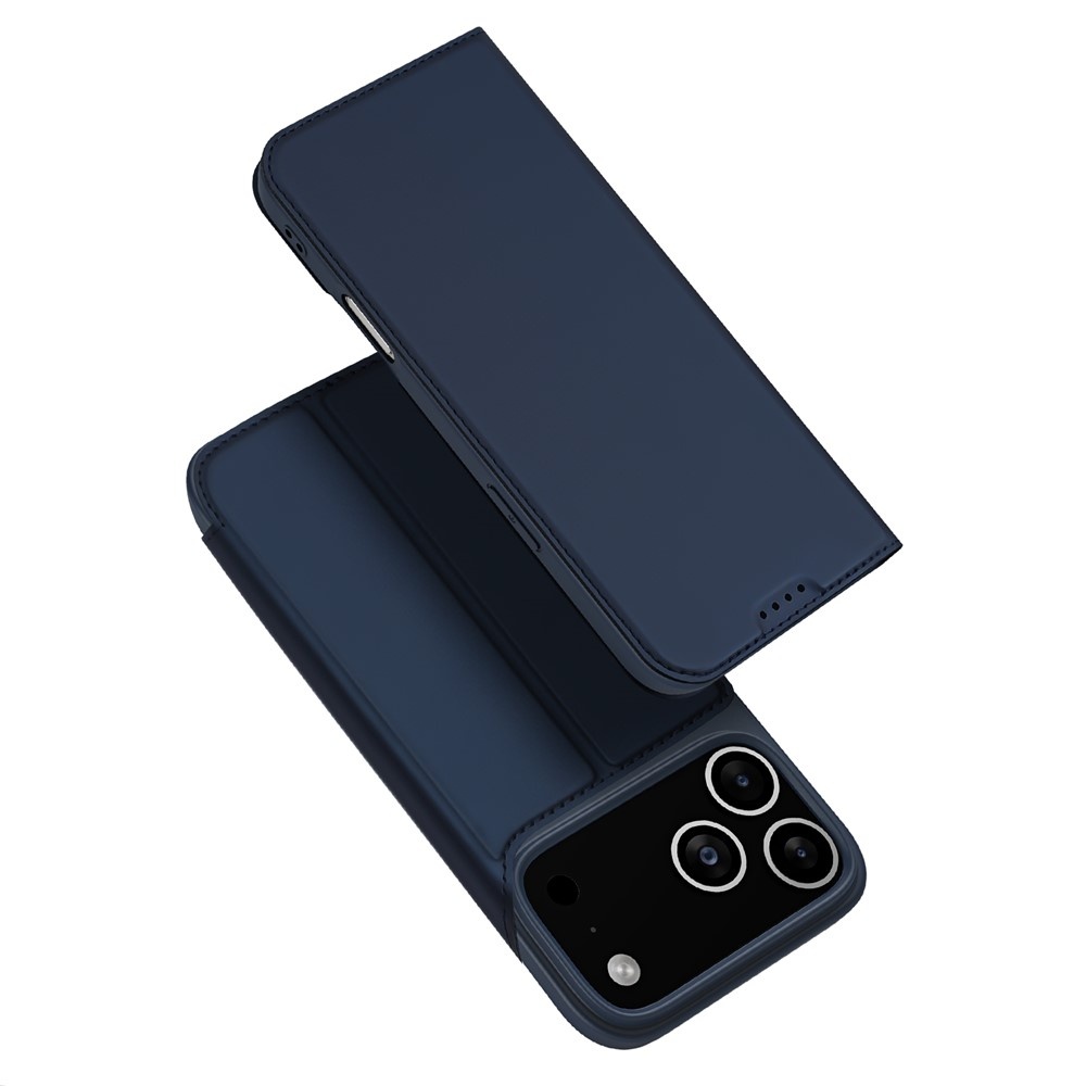 iPhone 17 Pro hoesje Slim Bookcase - Blauw