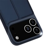 iPhone 17 Pro hoesje Slim Bookcase - Blauw