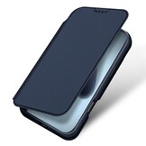 iPhone 17 Pro hoesje Slim Bookcase - Blauw